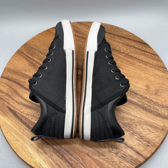 Merrell Rant Mens Size 8.5 Black Canvas Leather Casual Comfort Walking Sneakers - Picture 6 of 8